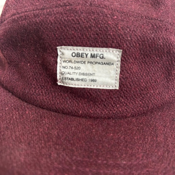 Obey 5 panel flat cap - Picture 3 of 4
